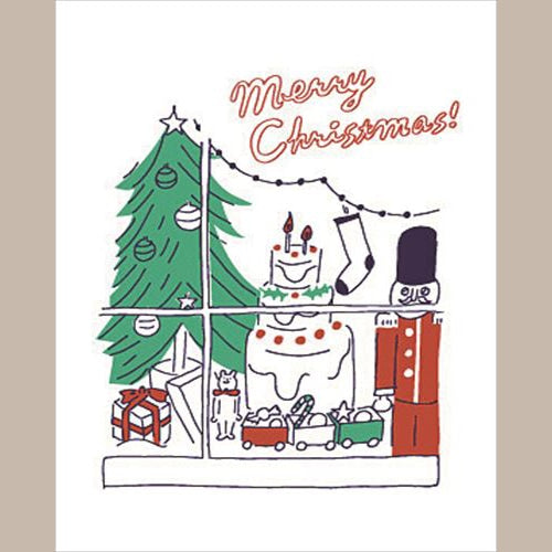 Konno Printing Greeting Card "The Window" Letterpress Card L21S008