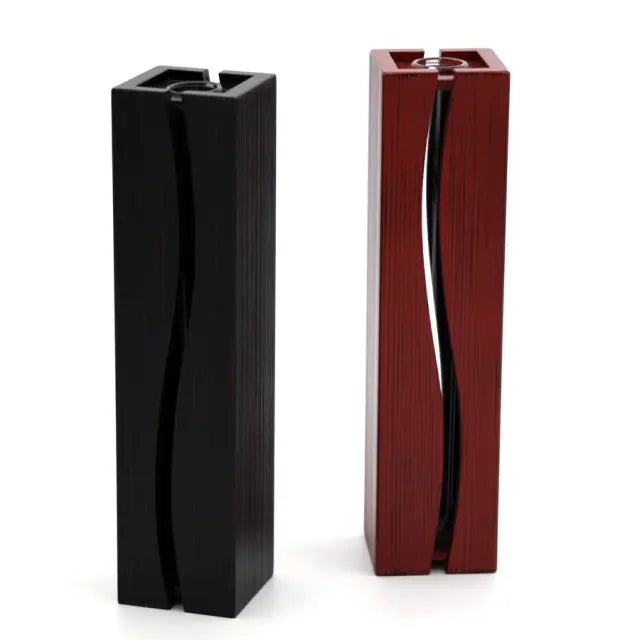 Wave Wooden Flower Vase for Single Flower