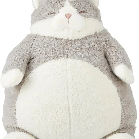 LIV HEART Premium 27721-73 Hugging Pillow, Cat Positivity Grey (L)