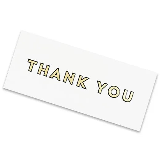 Gold Type Card
