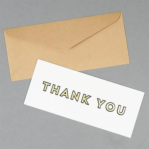 Gold Type Card