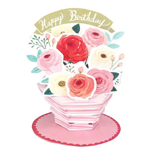 Birthday flower card