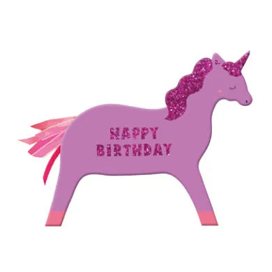 Birthday Cushion Card Unicorn
