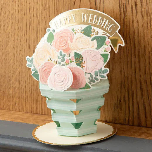 Flower pot card