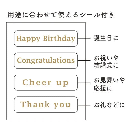 Message gift card flowers