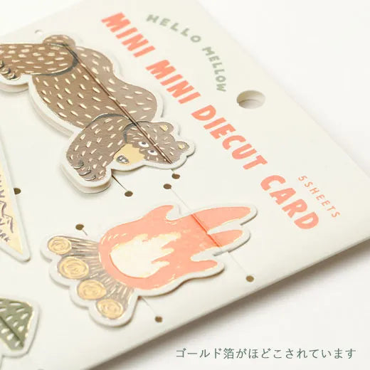 Okataoka mini die-cut cards