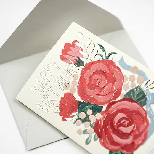 MONA Birthday Bouquet Mini Card