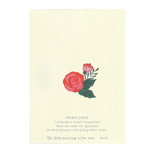 MONA Birthday Bouquet Mini Card
