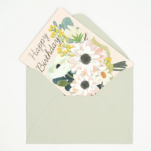 MONA Birthday Bouquet Mini Card