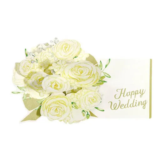 Wedding Flower Pop-Up Card