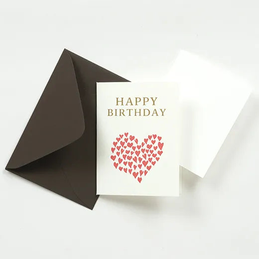 Birthday Letterpress Mini Card