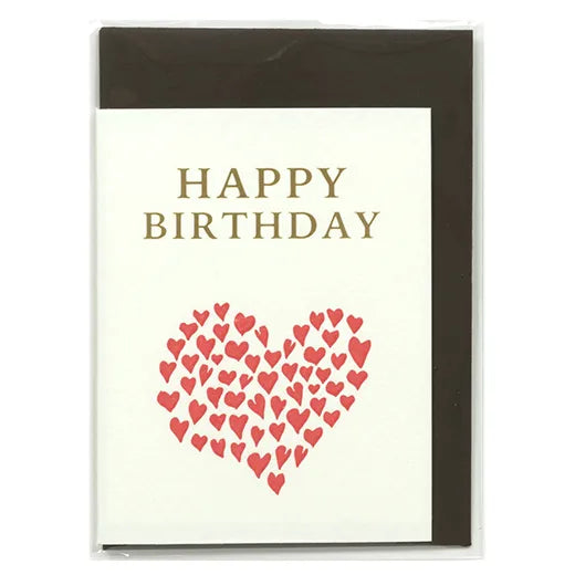 Birthday Letterpress Mini Card