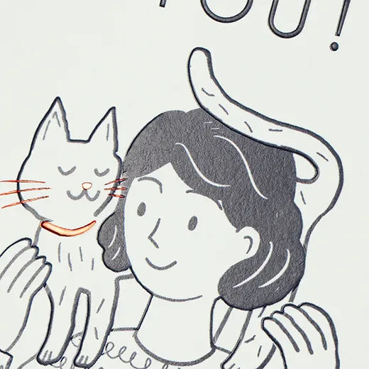 Best Friend Thank You Mini Card