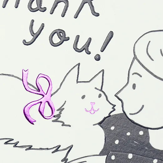 Best Friend Thank You Mini Card