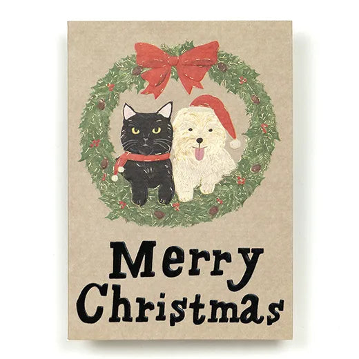 Kahoko Sodeyama Christmas Mini Card Wreath