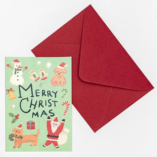 Kahoko Sodeyama Christmas Mini Card Santa