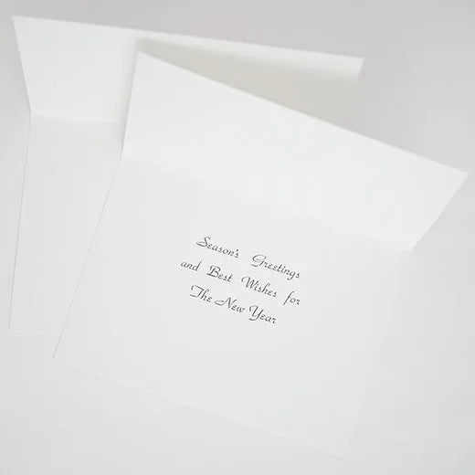 Japanese-Style Formal Card with Embroidered Flower Knot