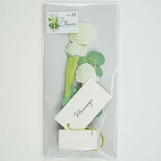 Blooming Mini Card Clover KE-59