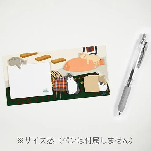 Animal Die-Cut Book-Shaped Sticky Notes