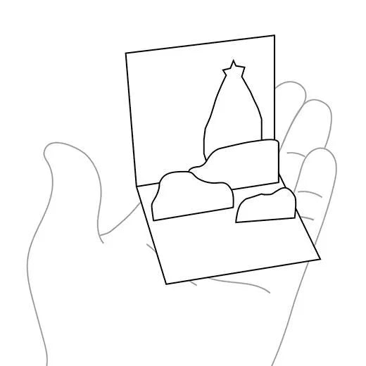 Mini Santa Pop-Up Card