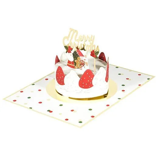 Christmas Cake Pop-Up Card