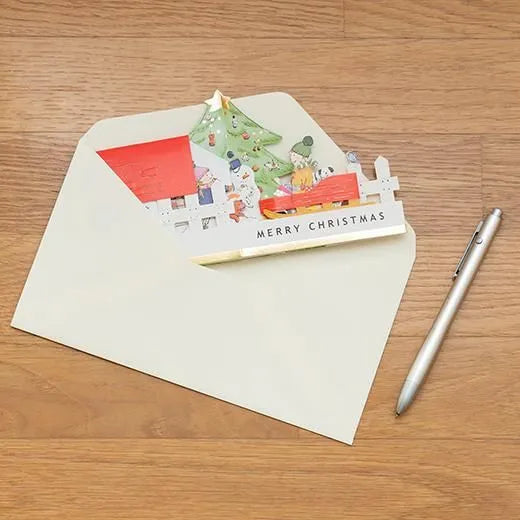 Christmas Miniature Garden Cards for Kids