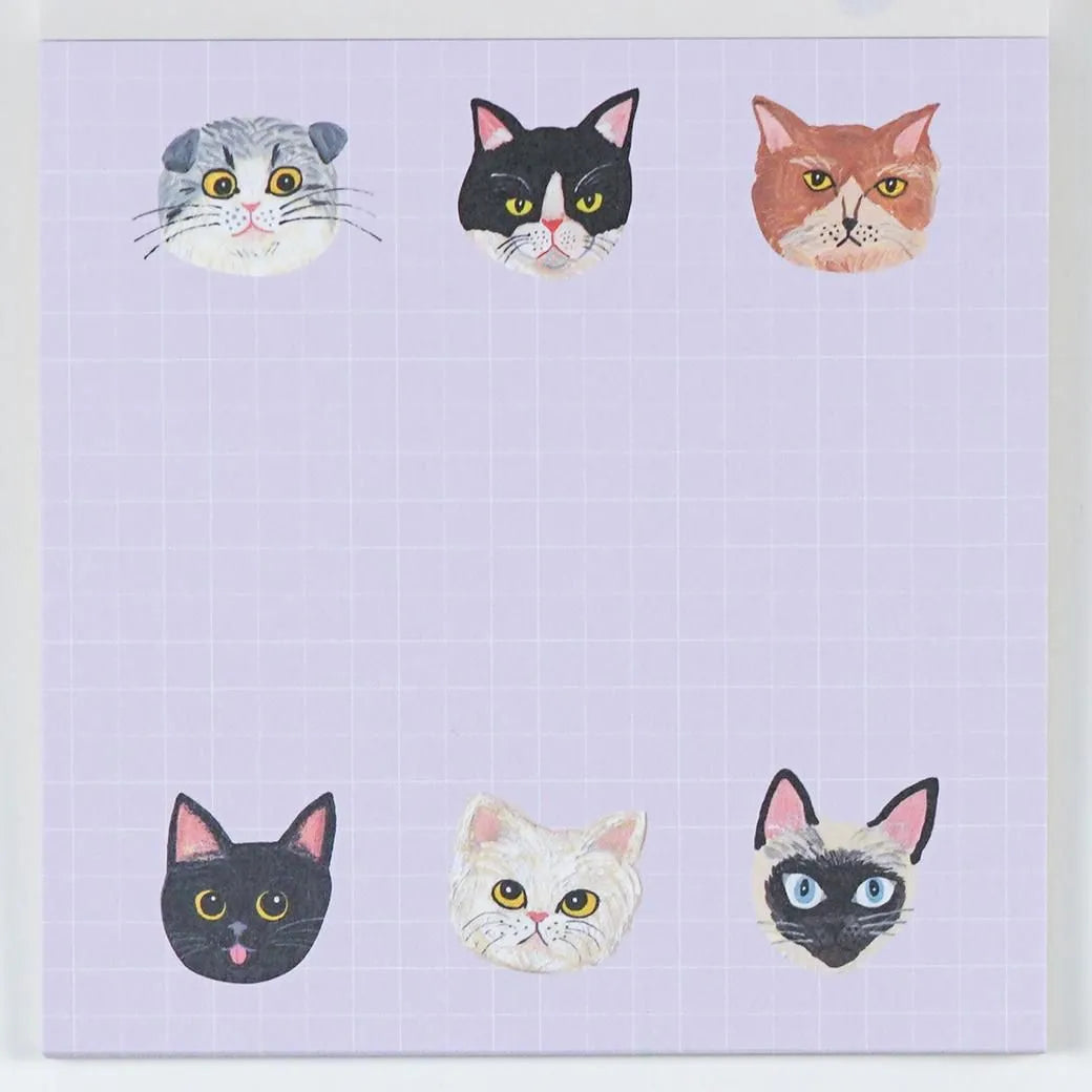 Cat & Co. / Kahoko Sodeyama Square Memo Beige