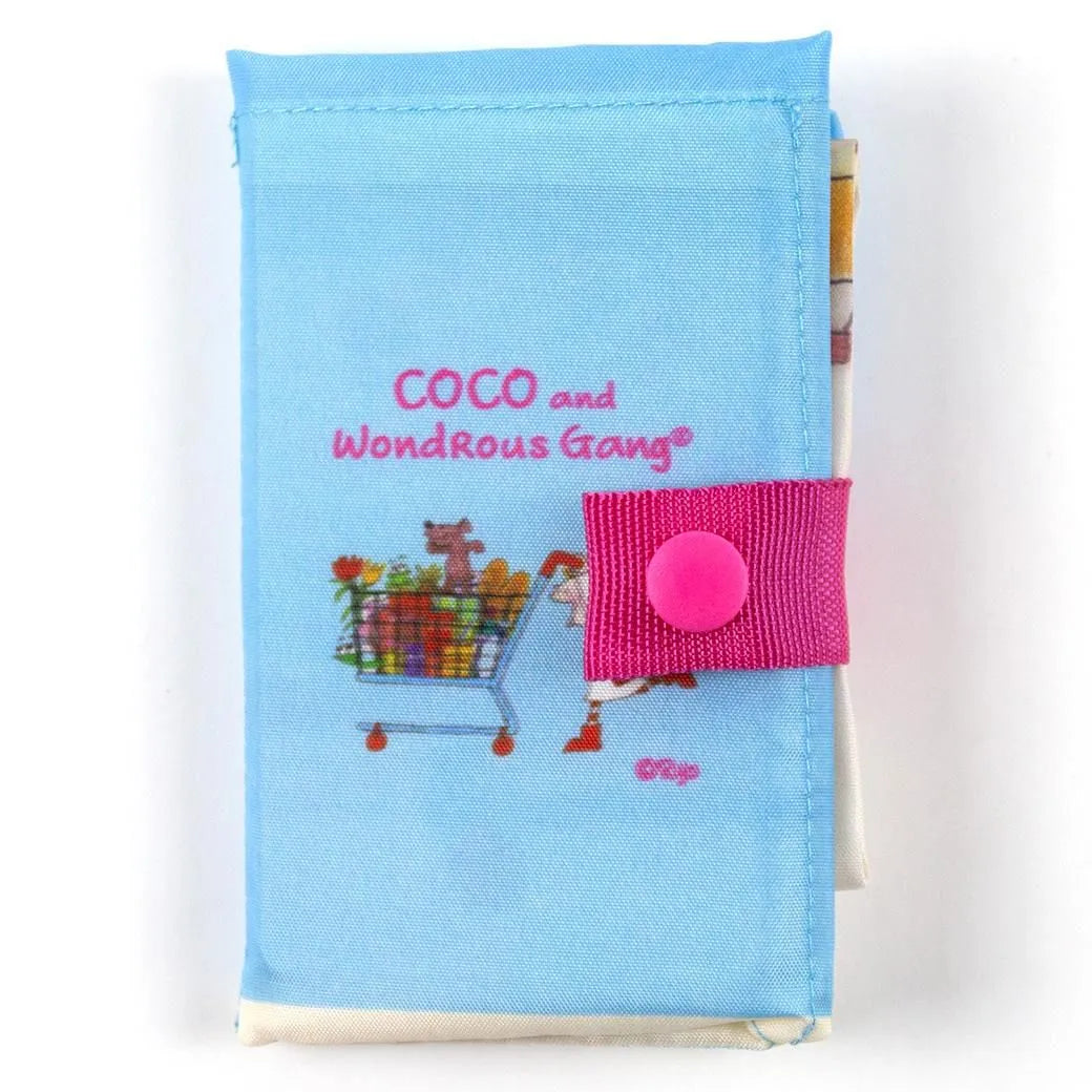 Coco-chan Eco Bag with Bottom Plate (Small) - Supermarket