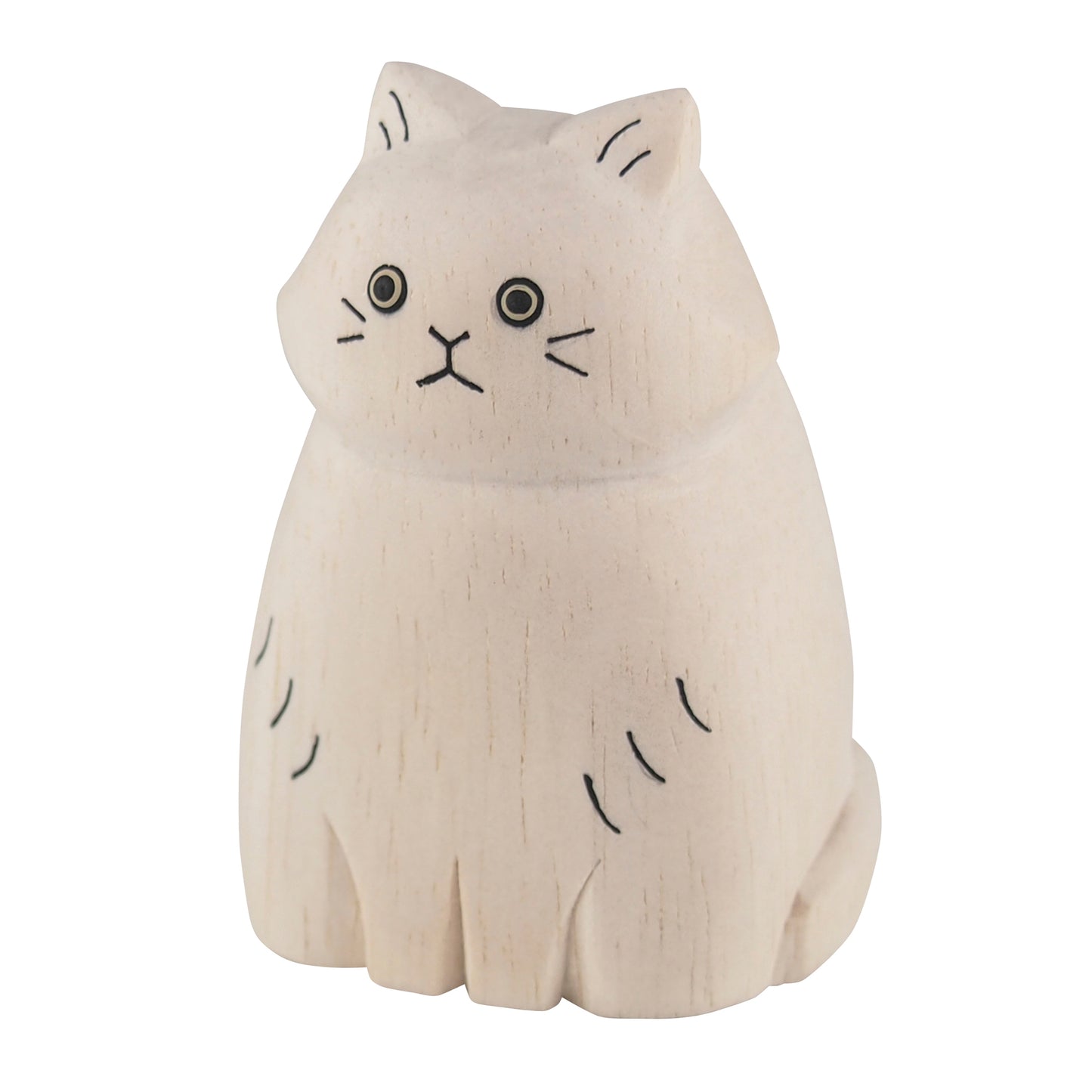 T-lab polepole animal Long Haired White Cat