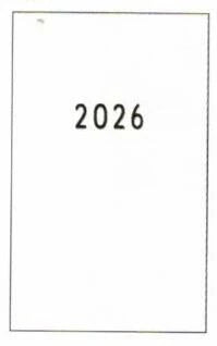 2025 Noritake B6 Slim Diary White