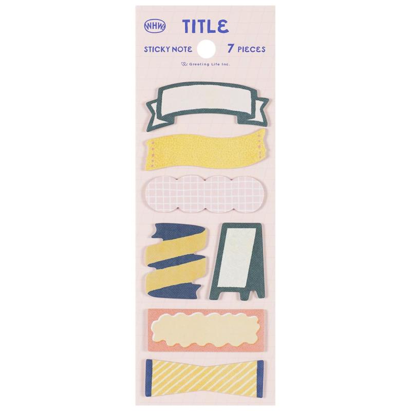 GreetingLife Custom Sticks Title Sticky Notes
