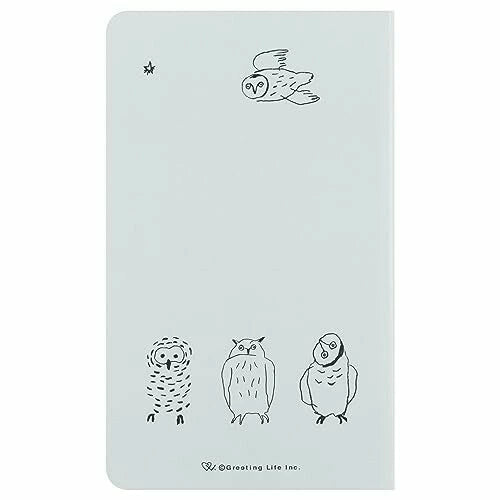GreetingLife Slow Journal Diary with changing illustrations on every page Owl