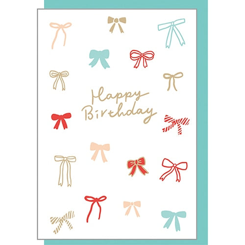 Birthday Card Chic Birthday Press Card Standard Mail Ribbon MM-462
