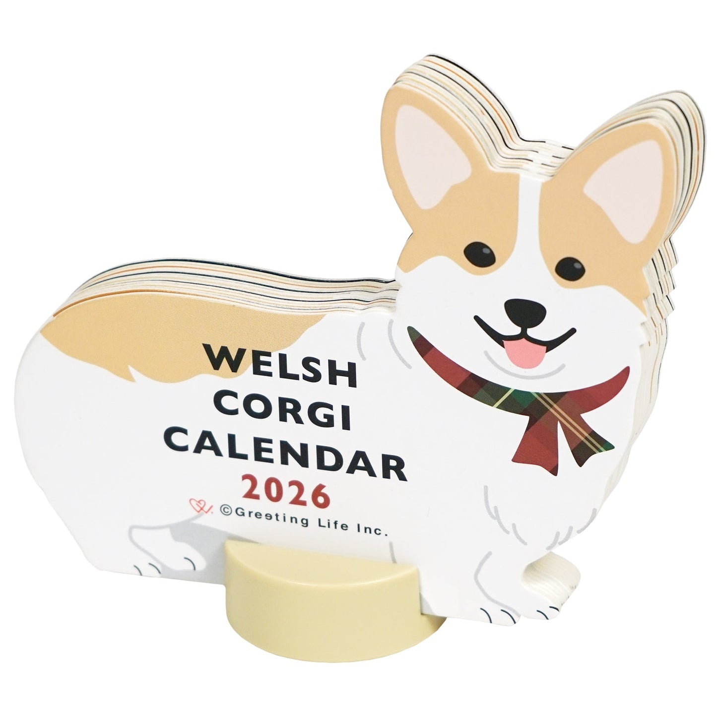2026 Calendar-Animal Die Cut - WELSH CORGI