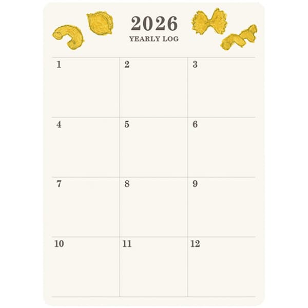 2026 Diary Custom Diary Stickers Yusuke Yonezu/Relaxing A6