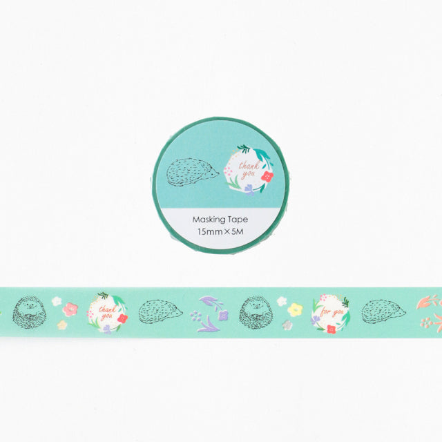 Animal Series Masking Tape Hedgehog GF-528