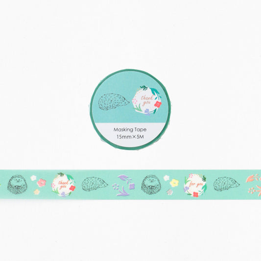 Animal Series Masking Tape Hedgehog GF-528