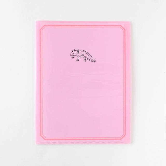 Animal Series A4 Clear Book File Axolotl GF-538