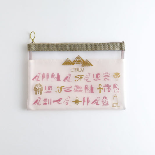 STUDY HOLIC Mesh A5 Pouch <Ancient Egyptology> ST-227