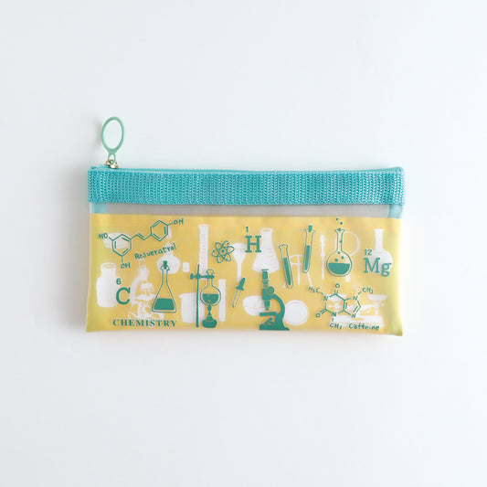 STUDY HOLIC Mesh Pen Pouch <Chemistry> ST-234