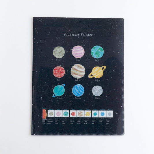 STUDY HOLIC A4 Clear Book File <Planetary Science> ST-242