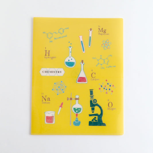 STUDY HOLIC A4 Clear Book File <Chemistry> ST-243