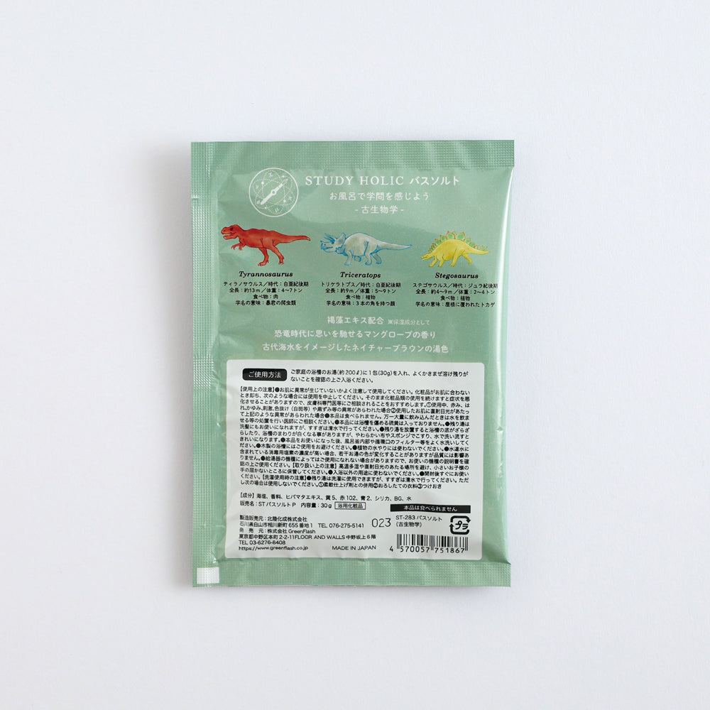 STUDY HOLIC Bath Salts with Picture Book Box <Paleontology> ST-287
