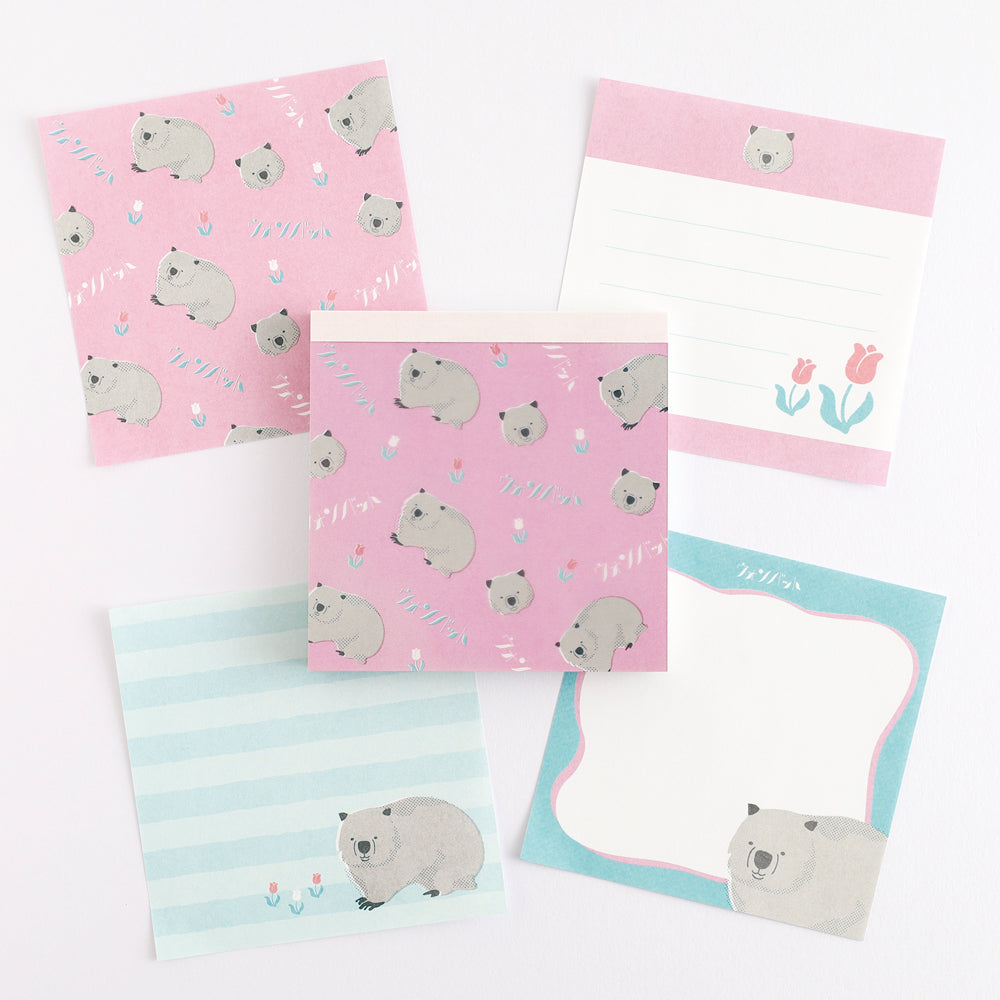 Animal Department Store Memo Pad Square