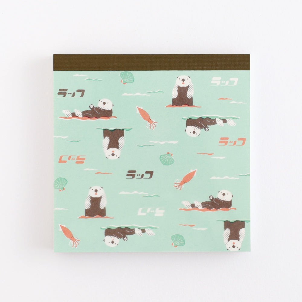Animal Department Store Memo Pad Square