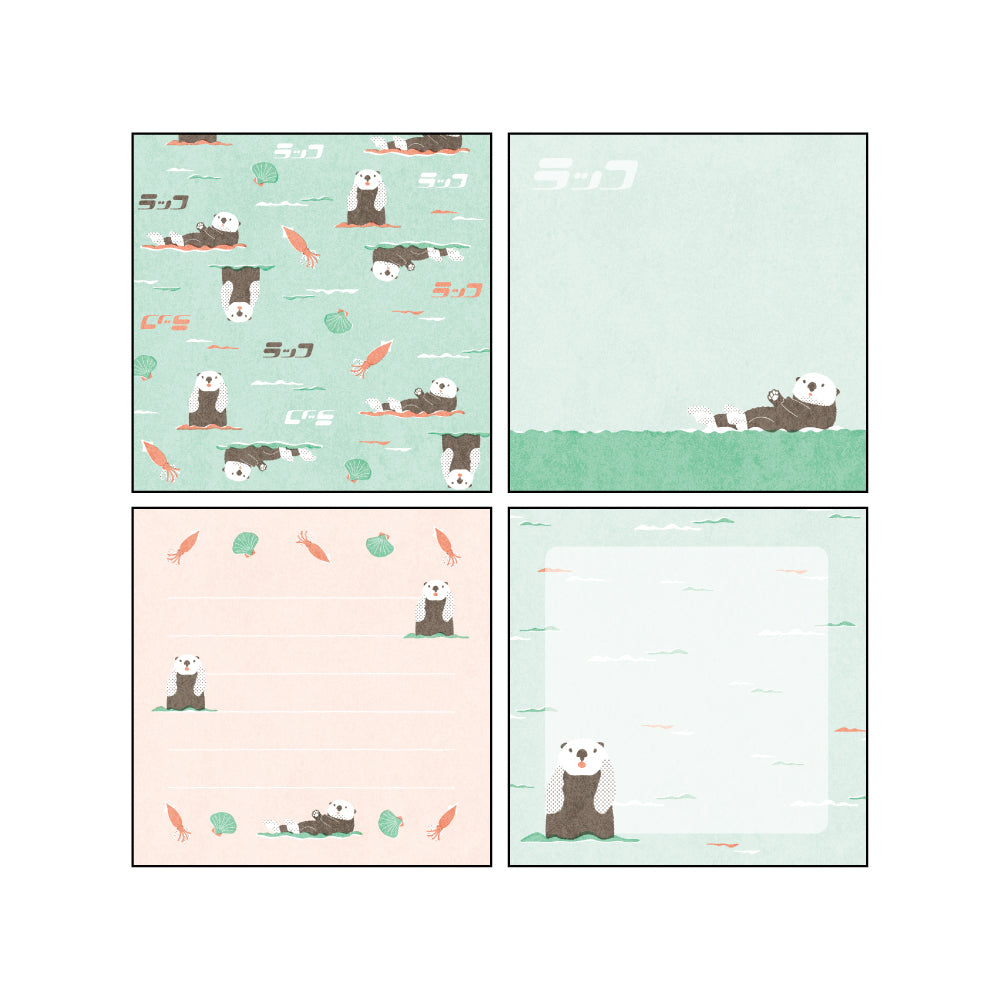 Animal Department Store Memo Pad Square