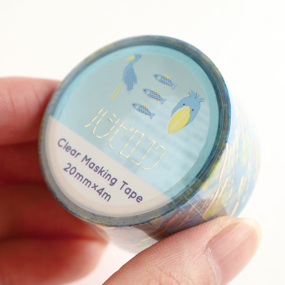 Animal Department Store Gold Leaf Clear Masking Tape