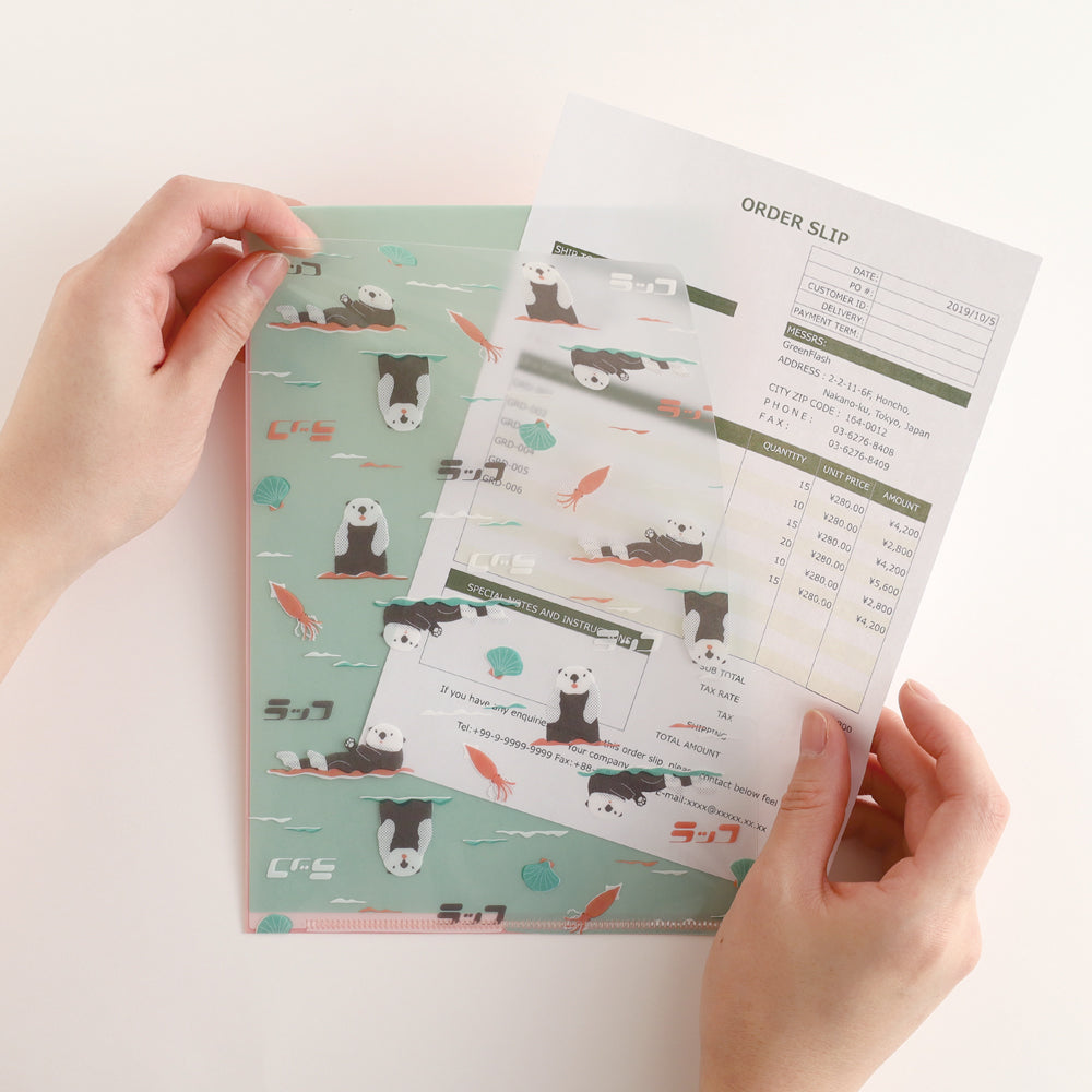 Animal Department Store A5 Pocket Clear File