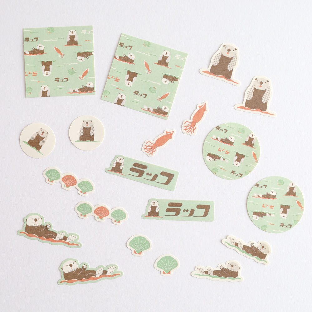 Animal Department Store Flake Sticker
