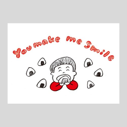 Konno Printing Card Greeting Card Smile L24S002